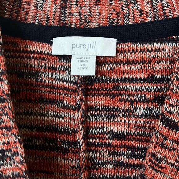 J. Jill Pure Jill Campari Marled V-Neck Pullover Sweater - Picture 5 of 7